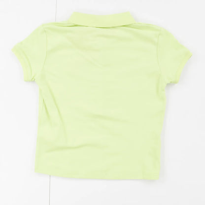 I'm Sorry by Petra Collins SSENSE Exclusive Shrunken Polo Lime Size M RRP 100 — View 5