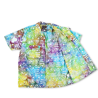 BEAMS Mens Shirt Cotton Button-Up Multicoloured Short Sleeve Size XL RRP 175 — View 8
