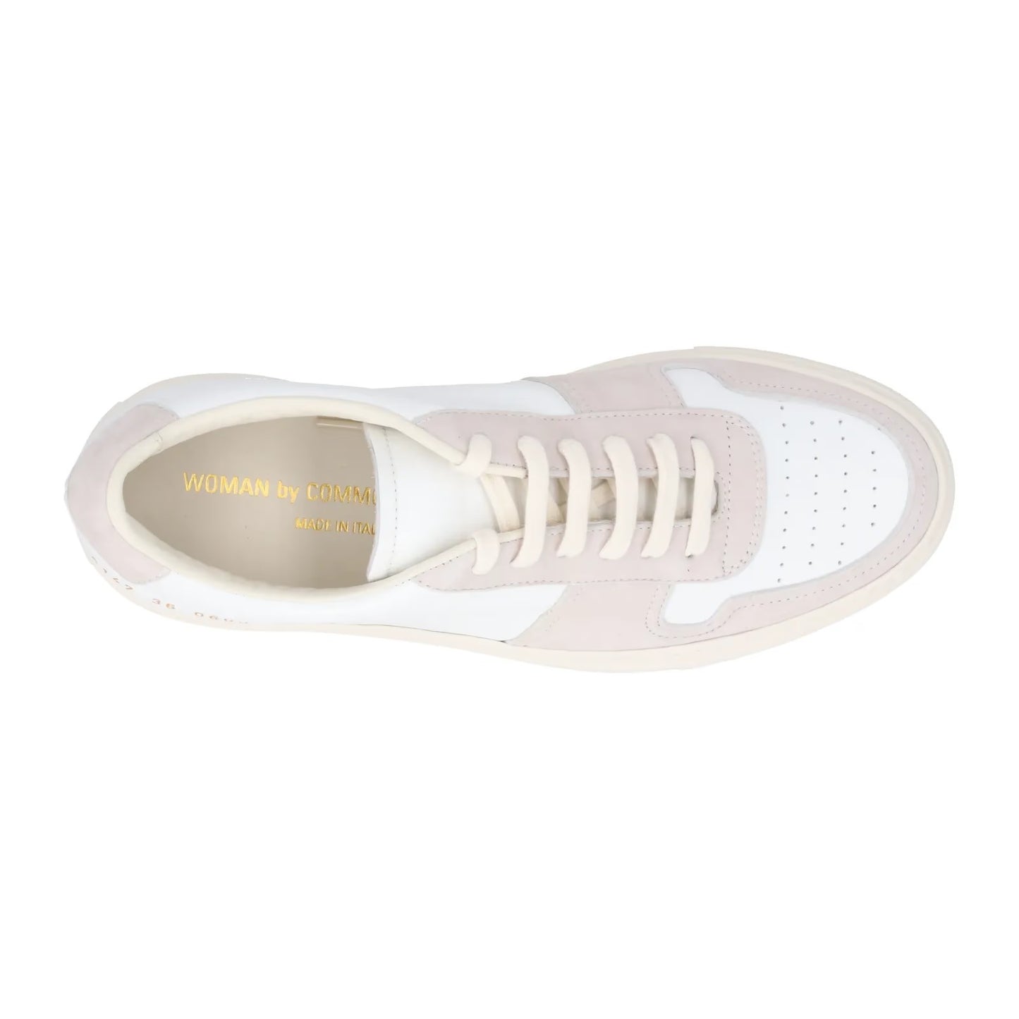COMMON PROJECTS Womens BBall Duo Sneakers Ivory Leather Low Top EU 36 RRP 420 — View 7