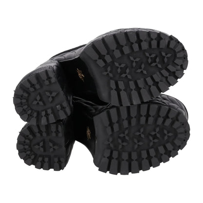 CHARLOTTE OLYMPIA Womens Malice Platform 155 Sandals Black Suede/Lhtr UK8 RRP995 — View 8