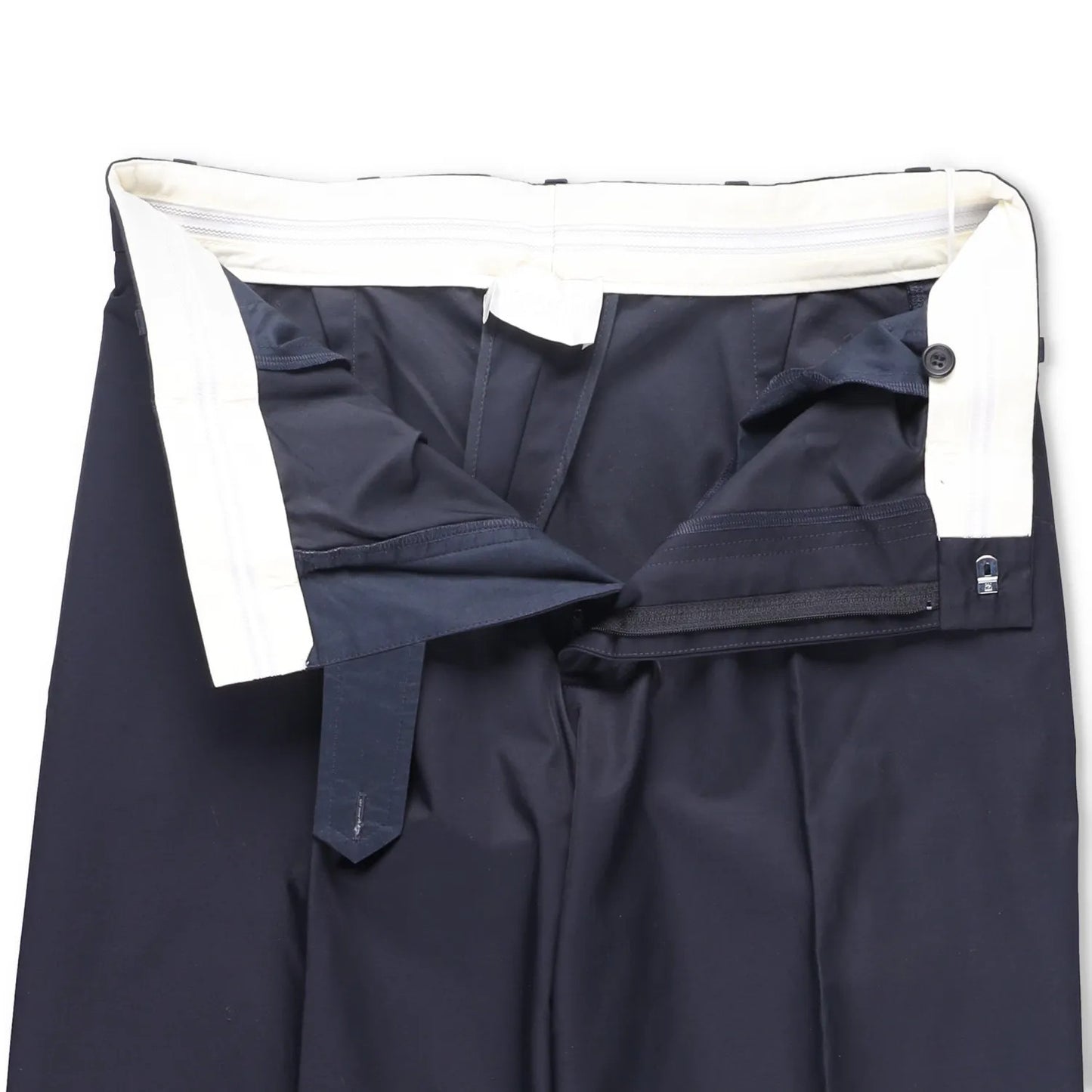 LOU DALTON Mens Trousers Blue Wide Leg Relaxed Fit Mixed Fibres Size S RRP 250 — View 6