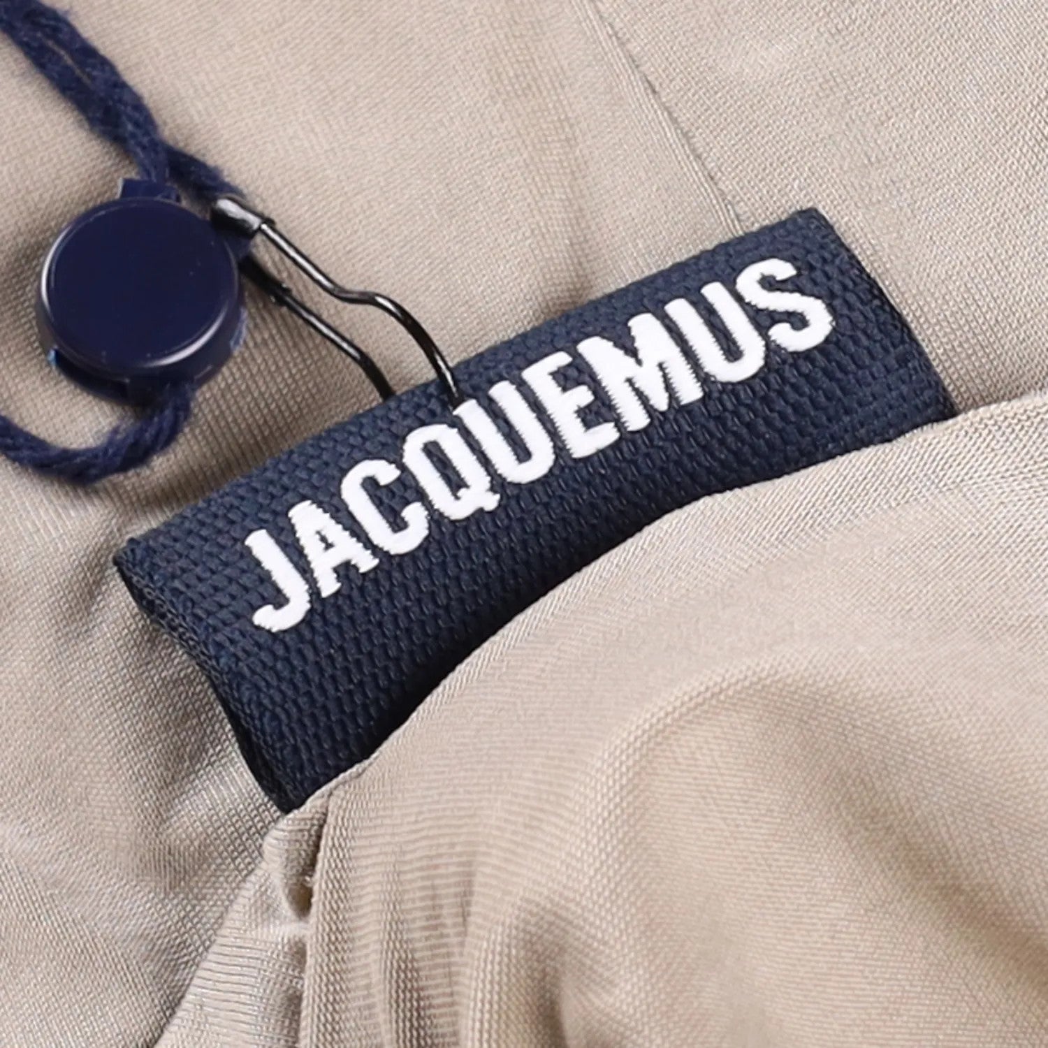 JACQUEMUS Womens Jupe Pareo Croissant Midi Skirt Slit A-Line Beige XXL RRP 520 — View 6
