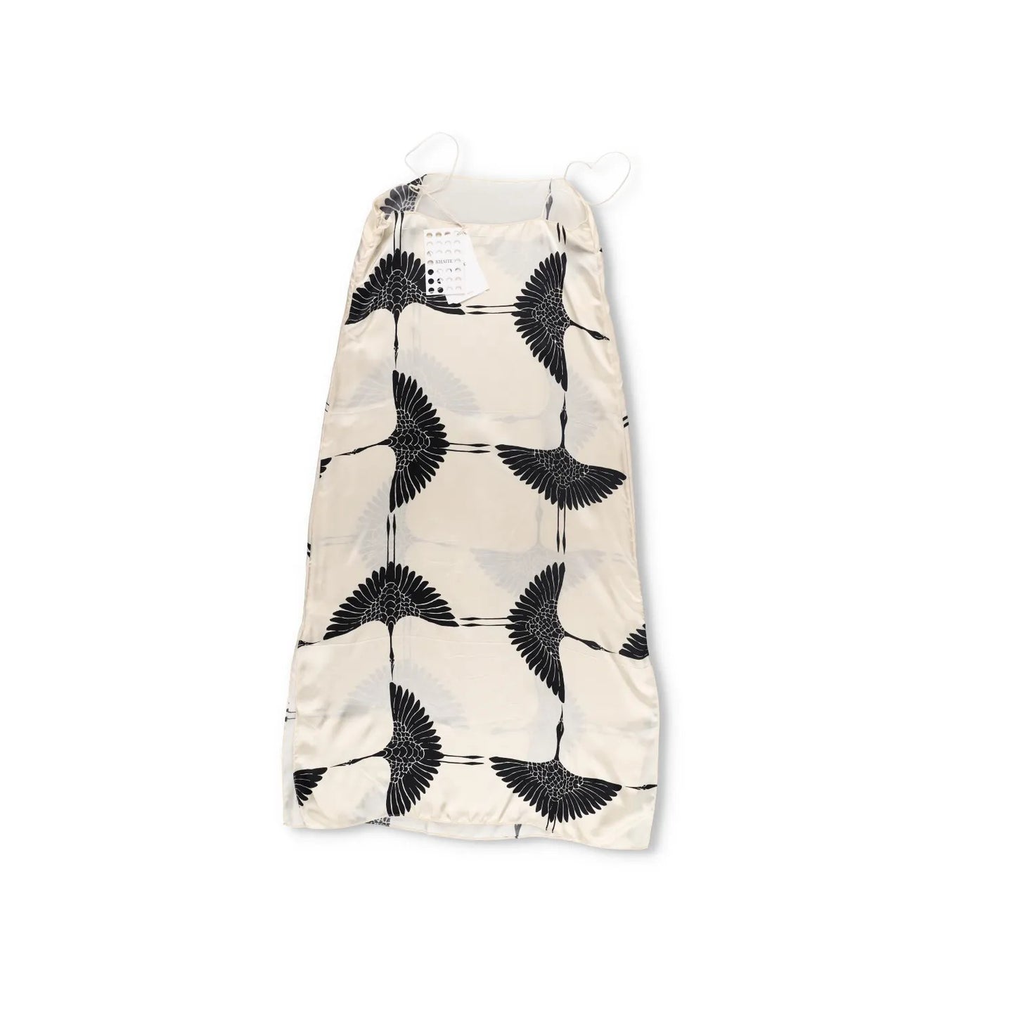 KHAITE Womens Strappy Crane Print Midi Dress Multicoloured Sleeveless 8 RRP 1130 — View 7