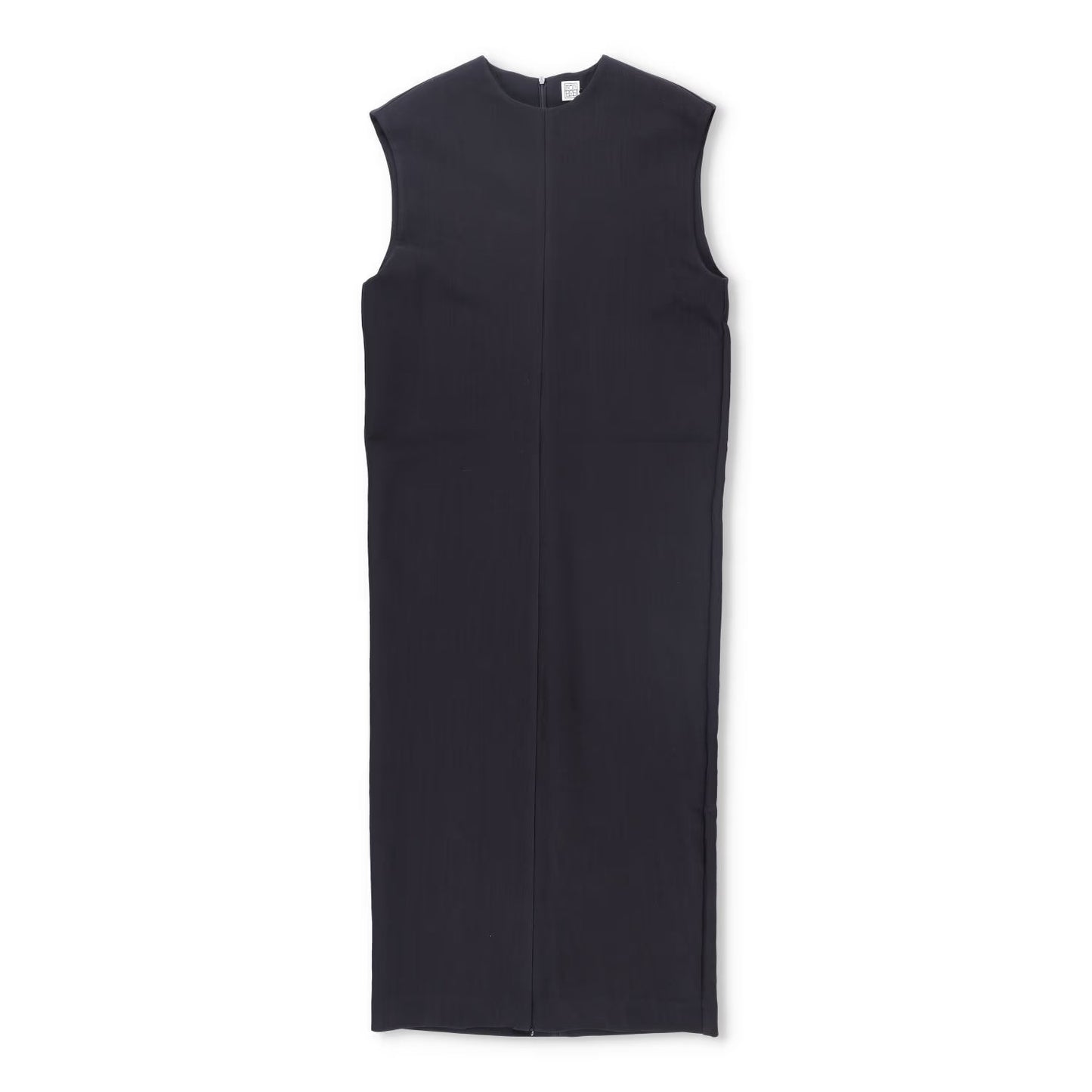 TOTEME Womens Maxi Dress Black Sleeveless Crew Neck Viscose Blend XS RRP 350