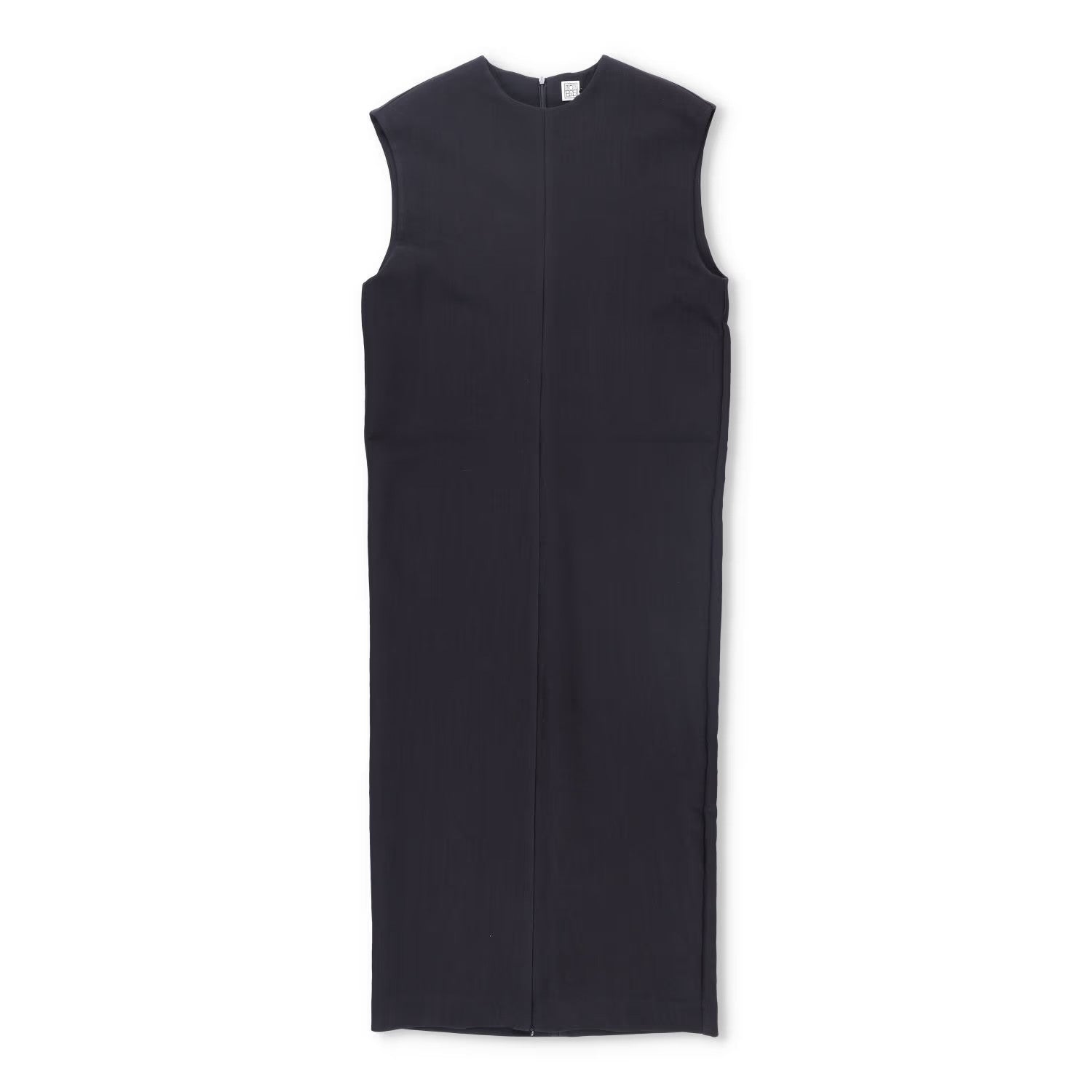 TOTEME Womens Maxi Dress Black Sleeveless Crew Neck Viscose Blend XS RRP 350