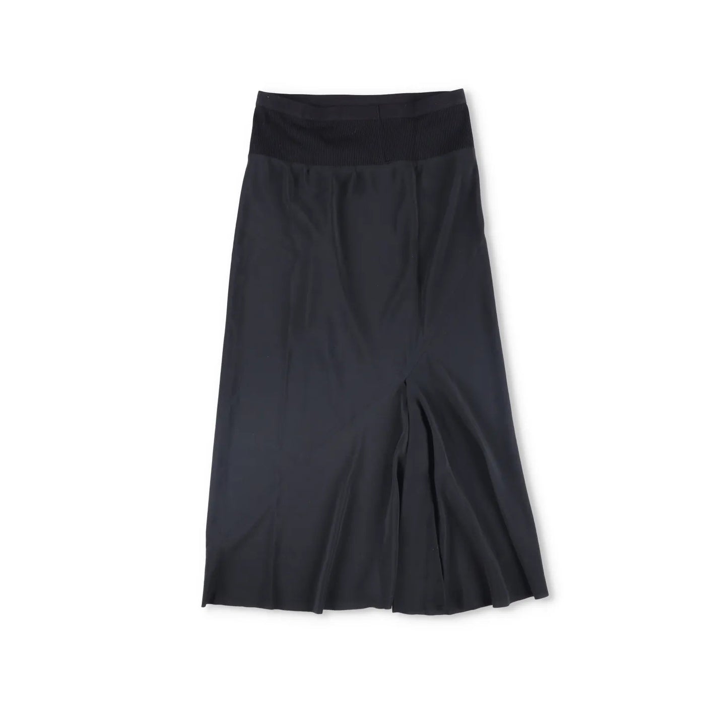 RICK OWENS Womens Knee Length Skirt Mid Waist Fitted Black Size 42 RRP 404 — View 8