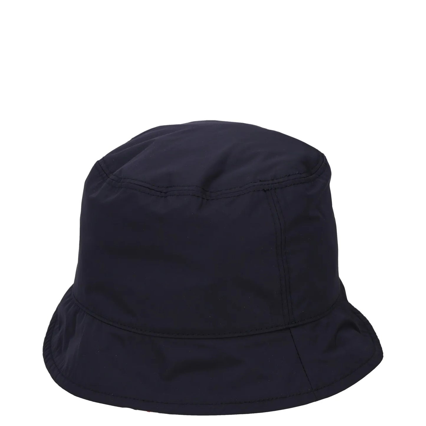 MONCLER Mens Bucket Hat Blue Logo Polyester Lightweight Size L RRP 296 — View 8
