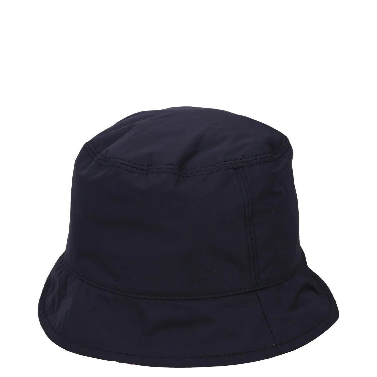 MONCLER Mens Bucket Hat Blue Logo Polyester Lightweight Size L RRP 296 — View 8