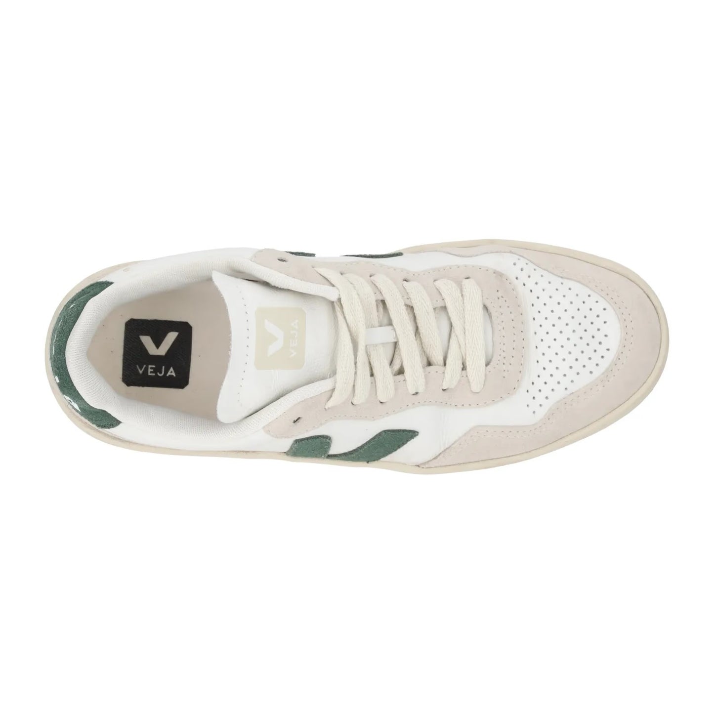 VEJA Womens V 90 Retor Leather Low Top Sneaker White Eco Friendly UK 4 RRP 146 — View 7