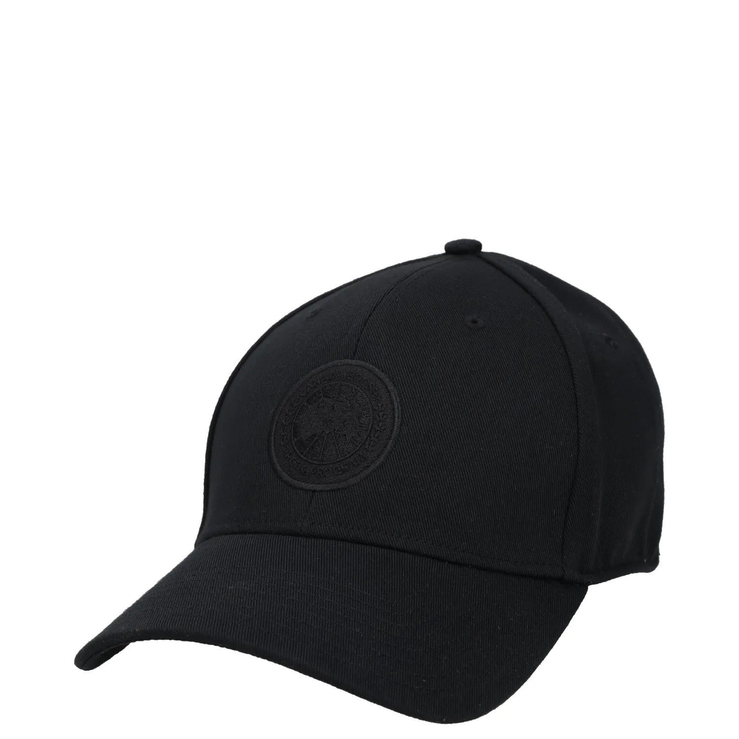 CANADA GOOSE Mens Tonal Cap Baseball Hat Black Front CG Logo Size M RRP 250 — View 2