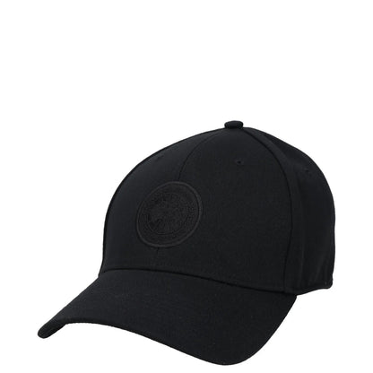 CANADA GOOSE Mens Tonal Cap Baseball Hat Black Front CG Logo Size M RRP 250 — View 2