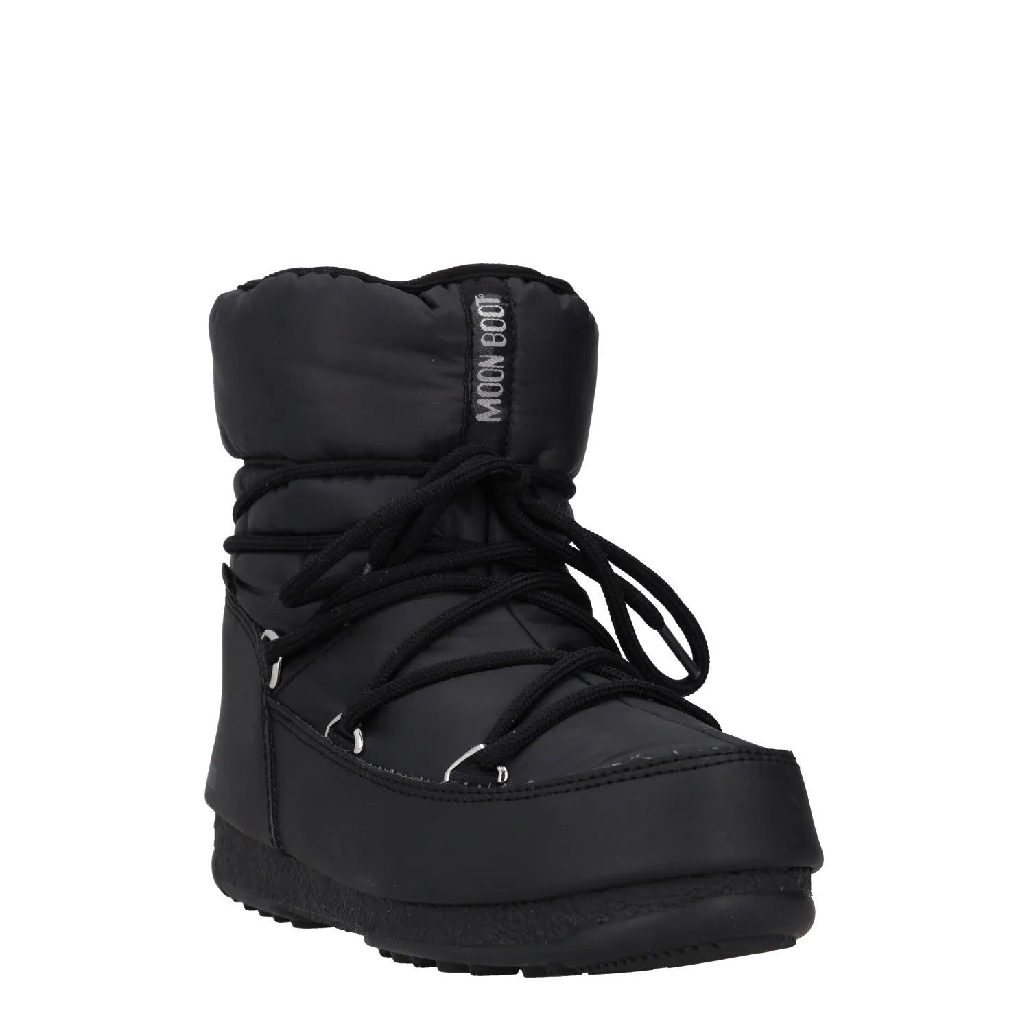 MOONBOOT Womens Ankle Snow Boots Black Synthetic Flat Lace Up UK 3.5 RRP 150 — View 2