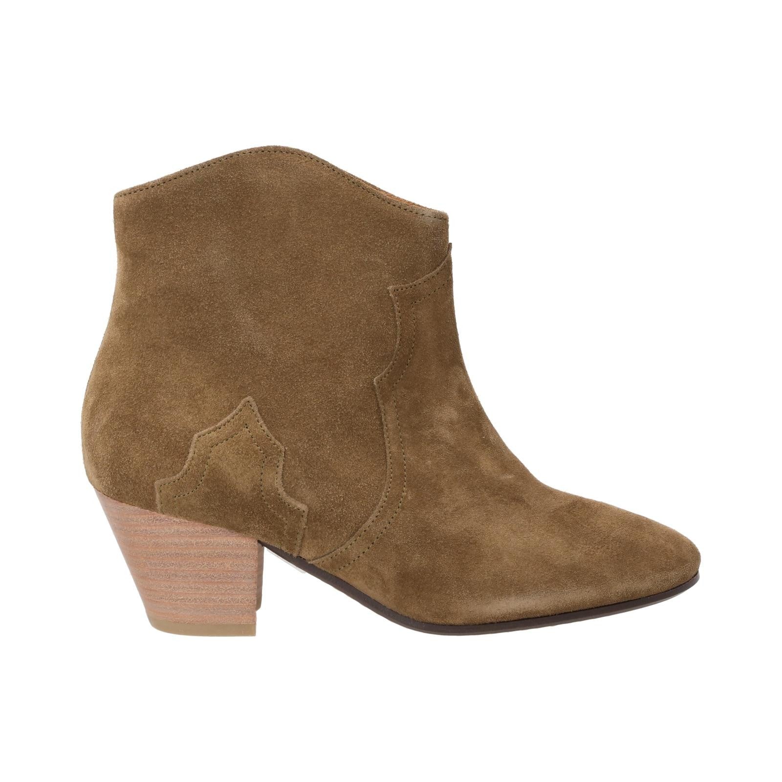 ISABEL MARANT MAINLINE Womens Cowboy Boots Leather Suede Black  EU 35 RRP500 — View 7