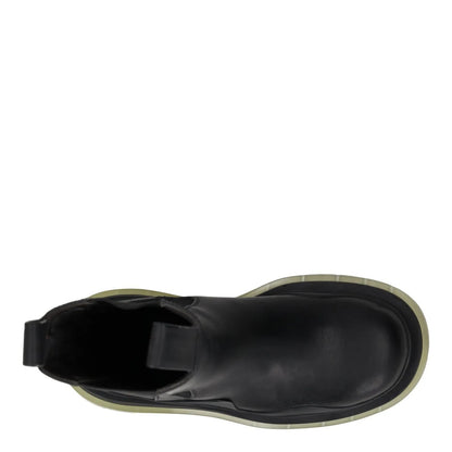 BOTTEGA VENETA Womens Chelsea Boots High Black Leather Clear Sole UK3 RRP 1010 — View 7