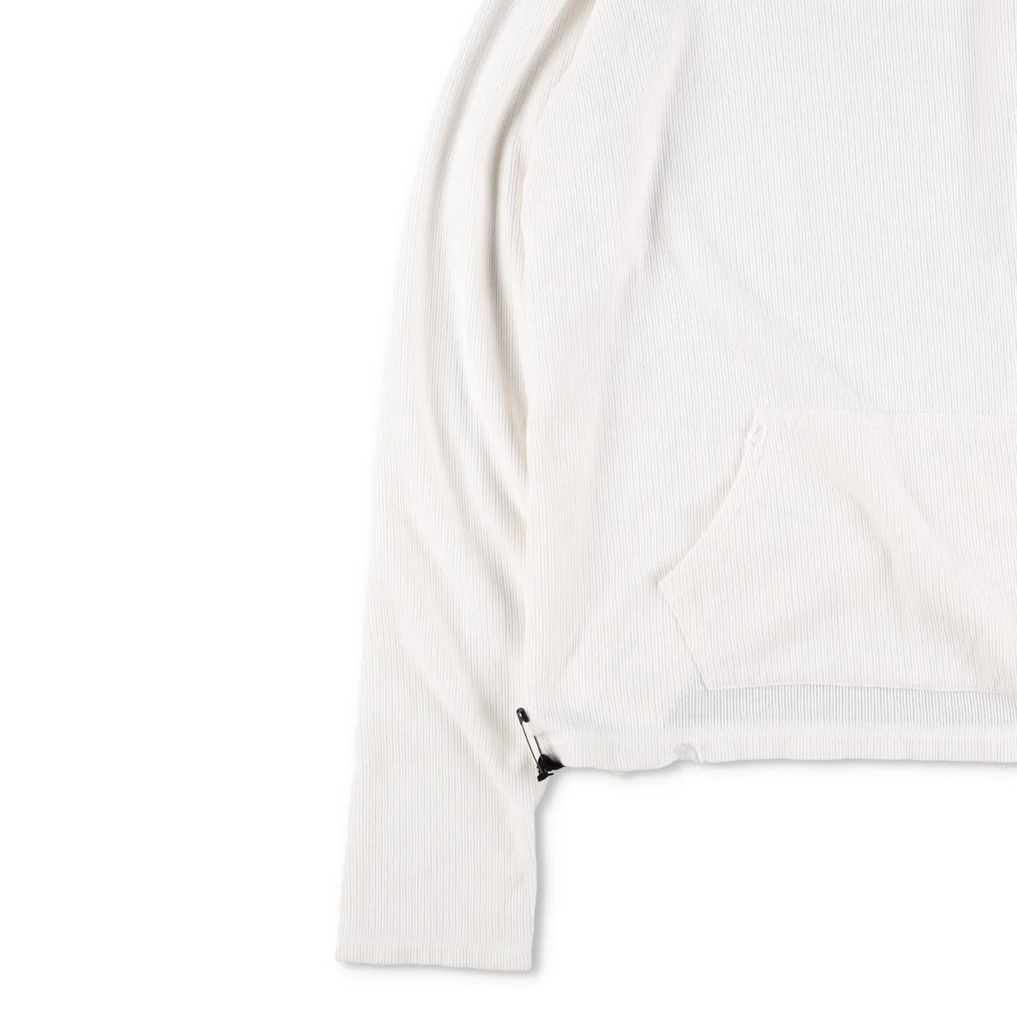 GREG LAUREN Womens White Cotton Pullover Jumper Women Crew Neck Size 3 RRP 350 — View 3