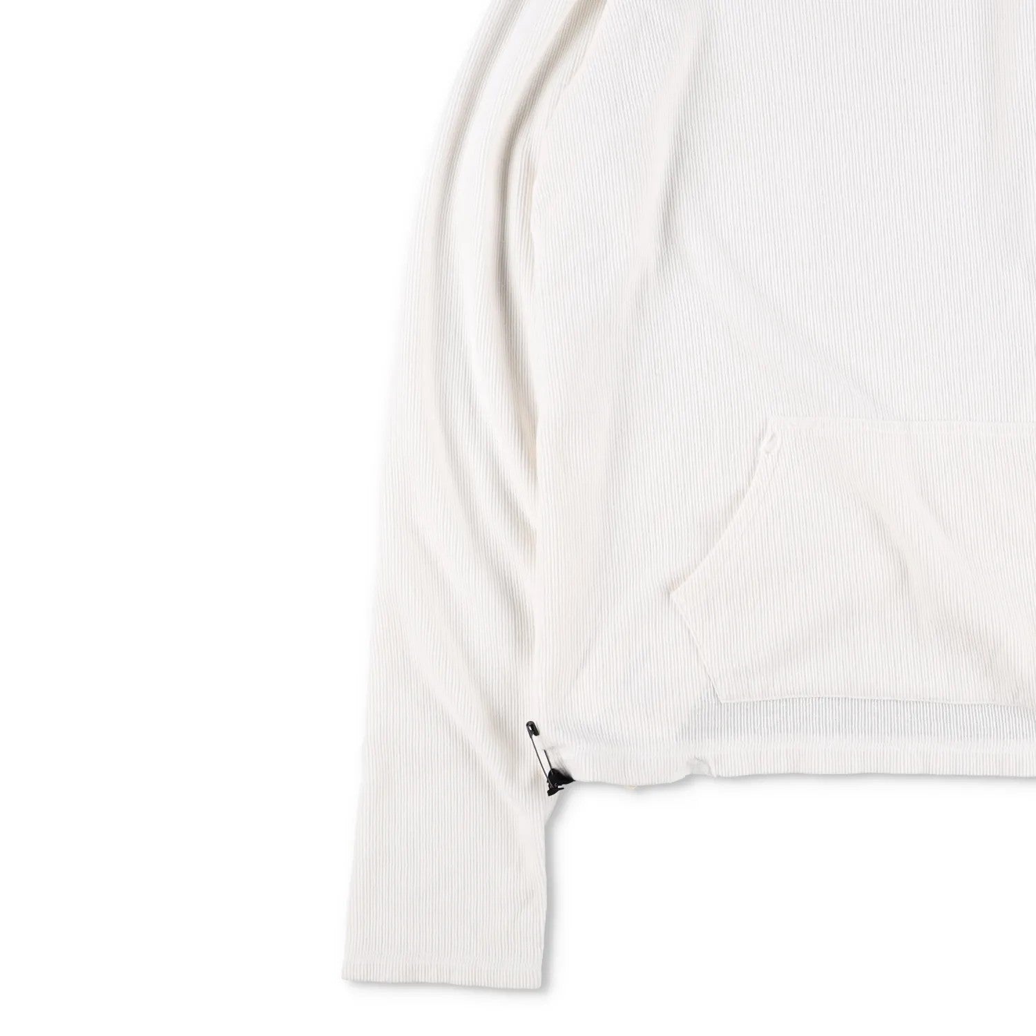 GREG LAUREN Womens White Cotton Pullover Jumper Women Crew Neck Size 3 RRP 350 — View 3