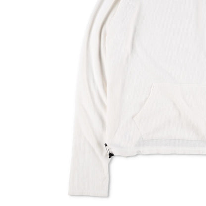 GREG LAUREN Womens White Cotton Pullover Jumper Women Crew Neck Size 3 RRP 350 — View 3