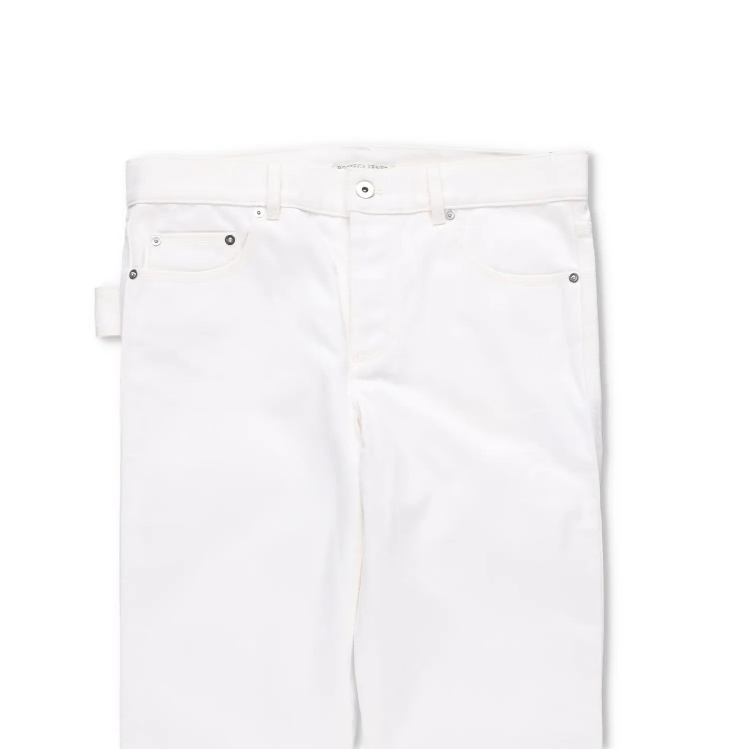 BOTTEGA VENETA Mens Denim Jeans Straight White 5 Pocket Size 40 RRP 650 — View 2