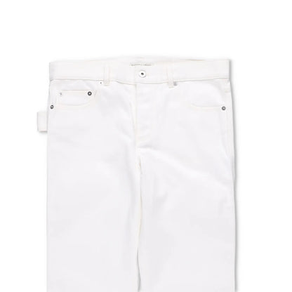 BOTTEGA VENETA Mens Denim Jeans Straight White 5 Pocket Size 40 RRP 650 — View 2