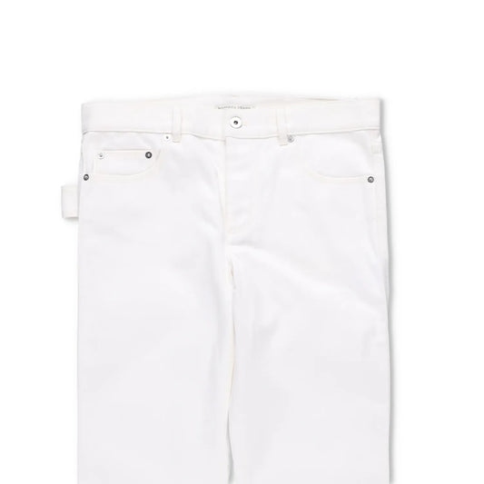 BOTTEGA VENETA Mens Denim Jeans Straight White 5 Pocket Size 40 RRP 650 — View 2