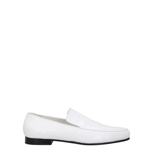 TOTEME The Croco Oval Loafer White Leather Slip On Comfort EU 42 RRP 480