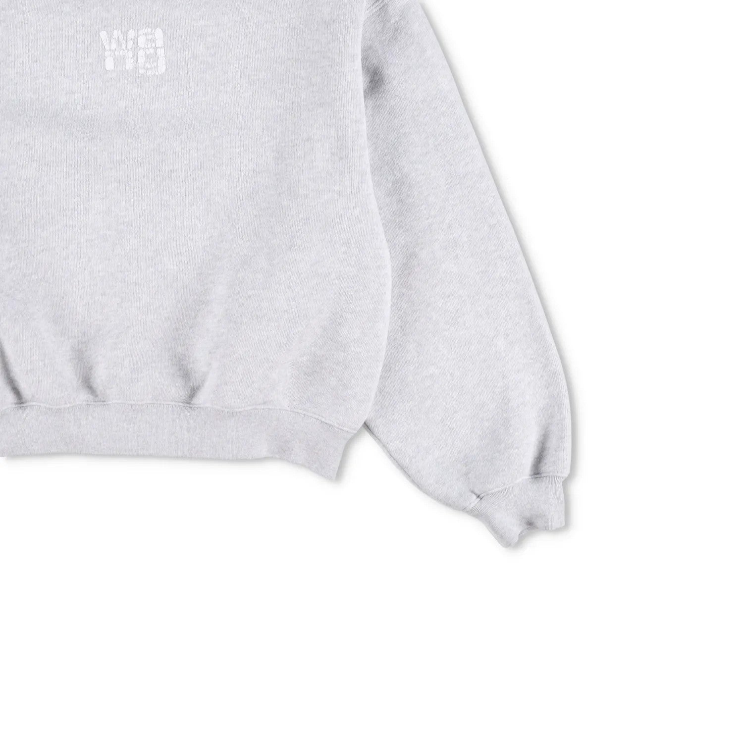 ALEXANDER WANG Womens Sweatshirt Grey Crew Neck Long Sleeve Size S RRP 250 — View 4