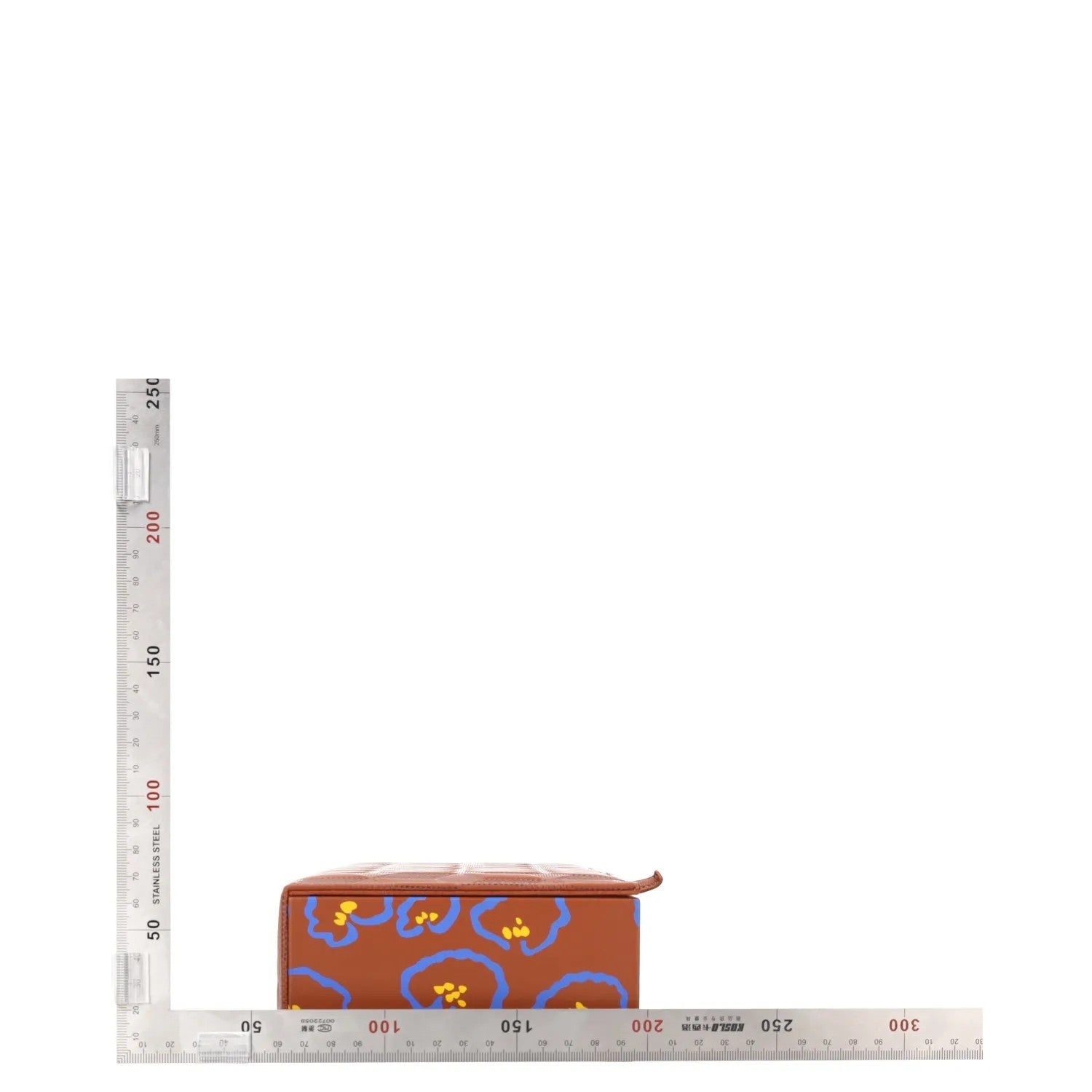 AUDEPART Jewellery Box Brown Leather All Over Print Rectangle Size 95 RRP 250 — View 8