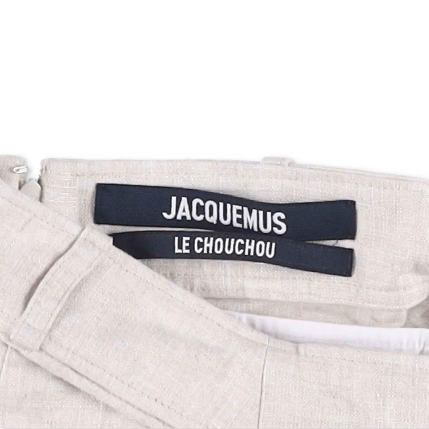 JACQUEMUS Womens La Mini Jupe Bahia Mini Skirt Light Beige Neutrals 34 RRP 420 — View 5