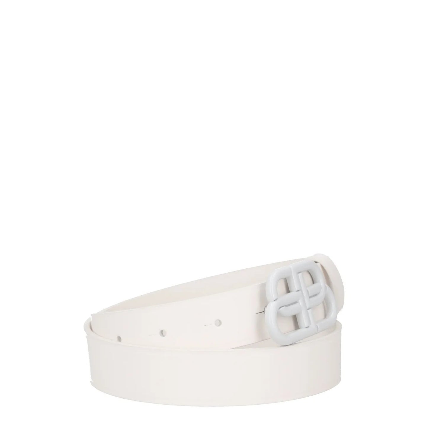 BALENCIAGA Womens Belt White Leather White Buckle Regular Width Size 75 RRP 360 — View 6