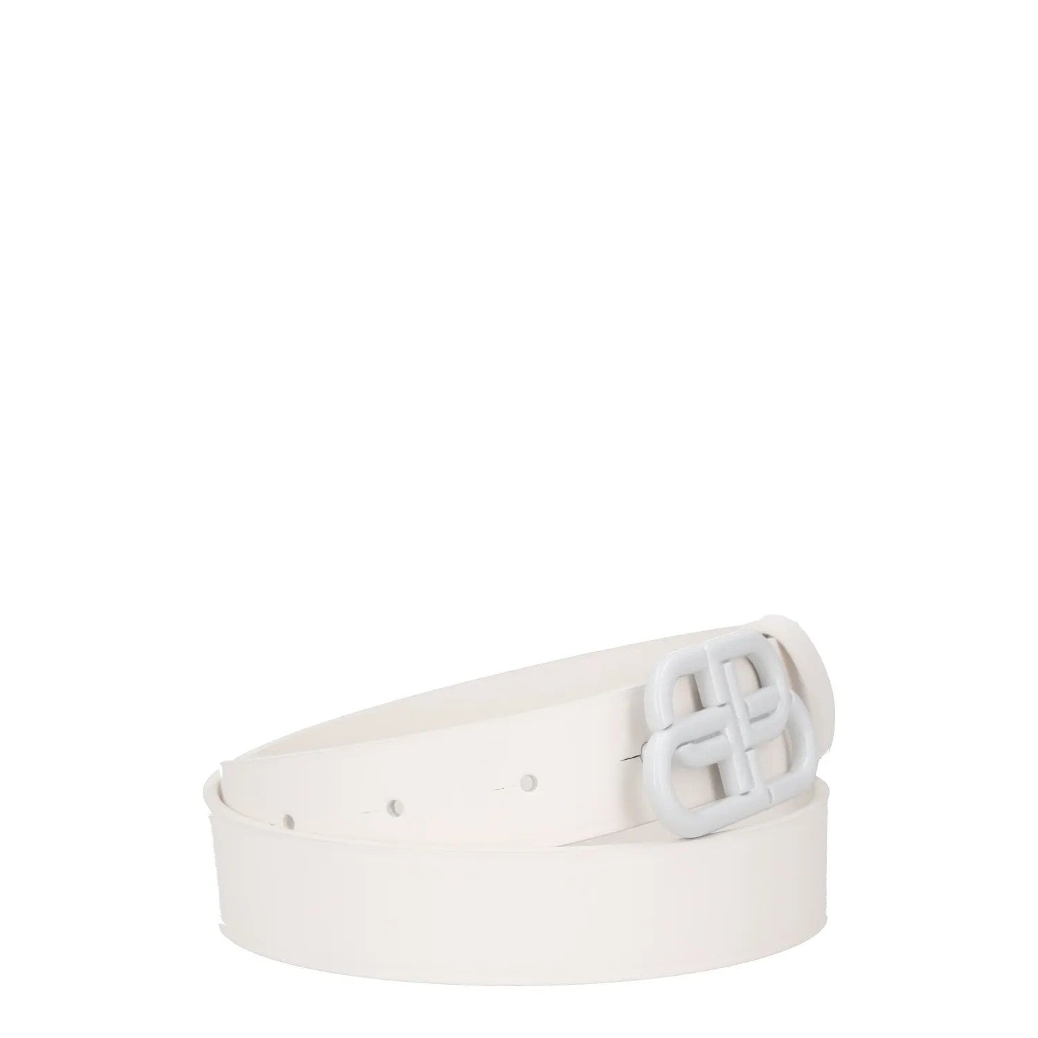BALENCIAGA Womens Belt White Leather White Buckle Regular Width Size 75 RRP 360 — View 6