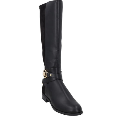 MICHAEL KORS Womens Rory Boots Black Comfort Zip Flat Heel Size UK 4 RRP 345 — View 2