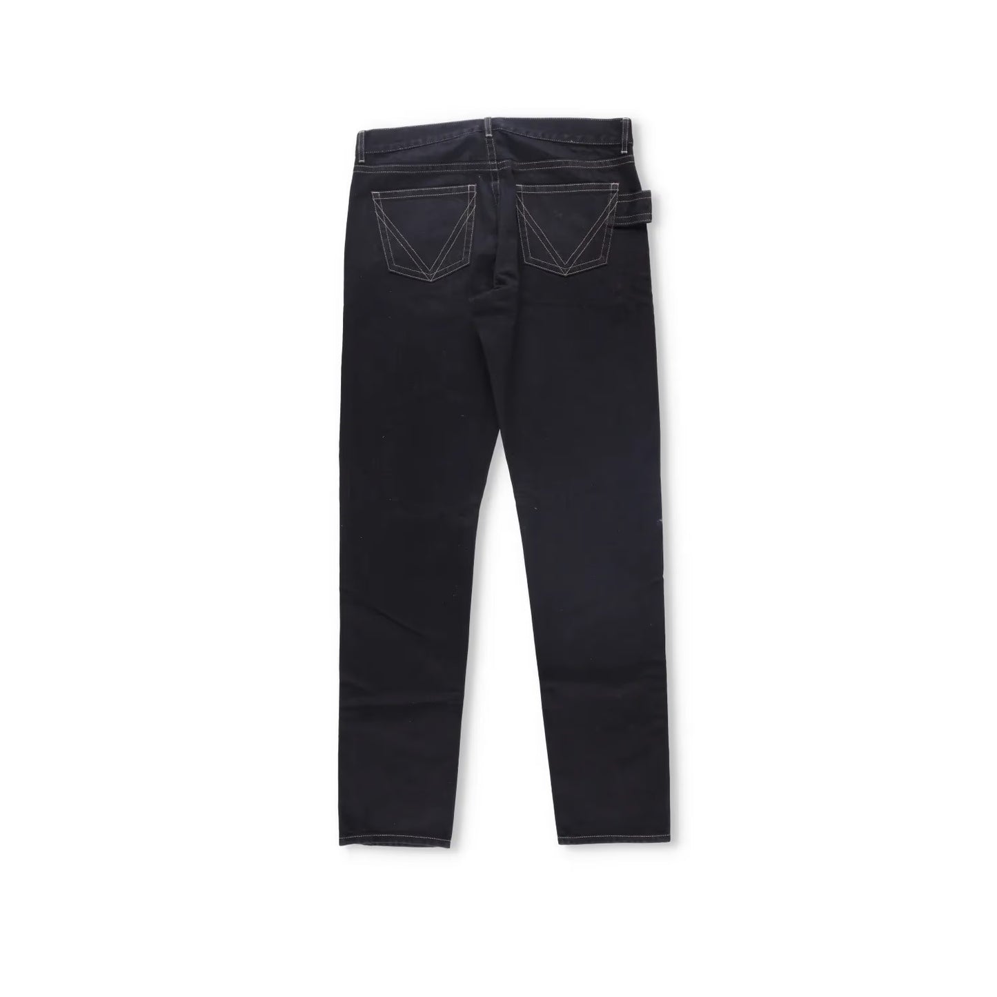BOTTEGA VENETA Mens Denim Jeans Comfort Straight Leg Black Size 50 RRP 450 — View 8