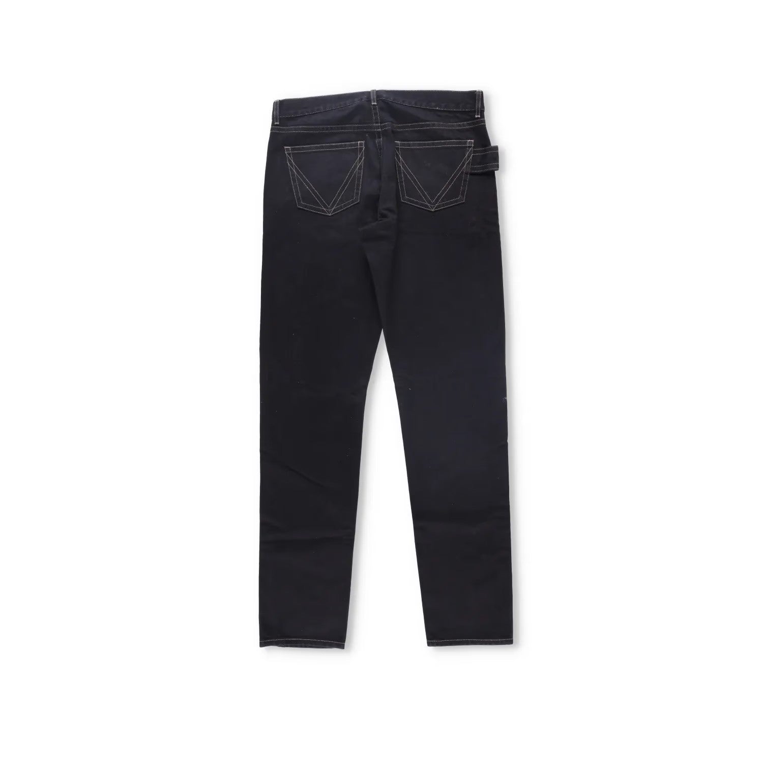 BOTTEGA VENETA Mens Denim Jeans Comfort Straight Leg Black Size 50 RRP 450 — View 8