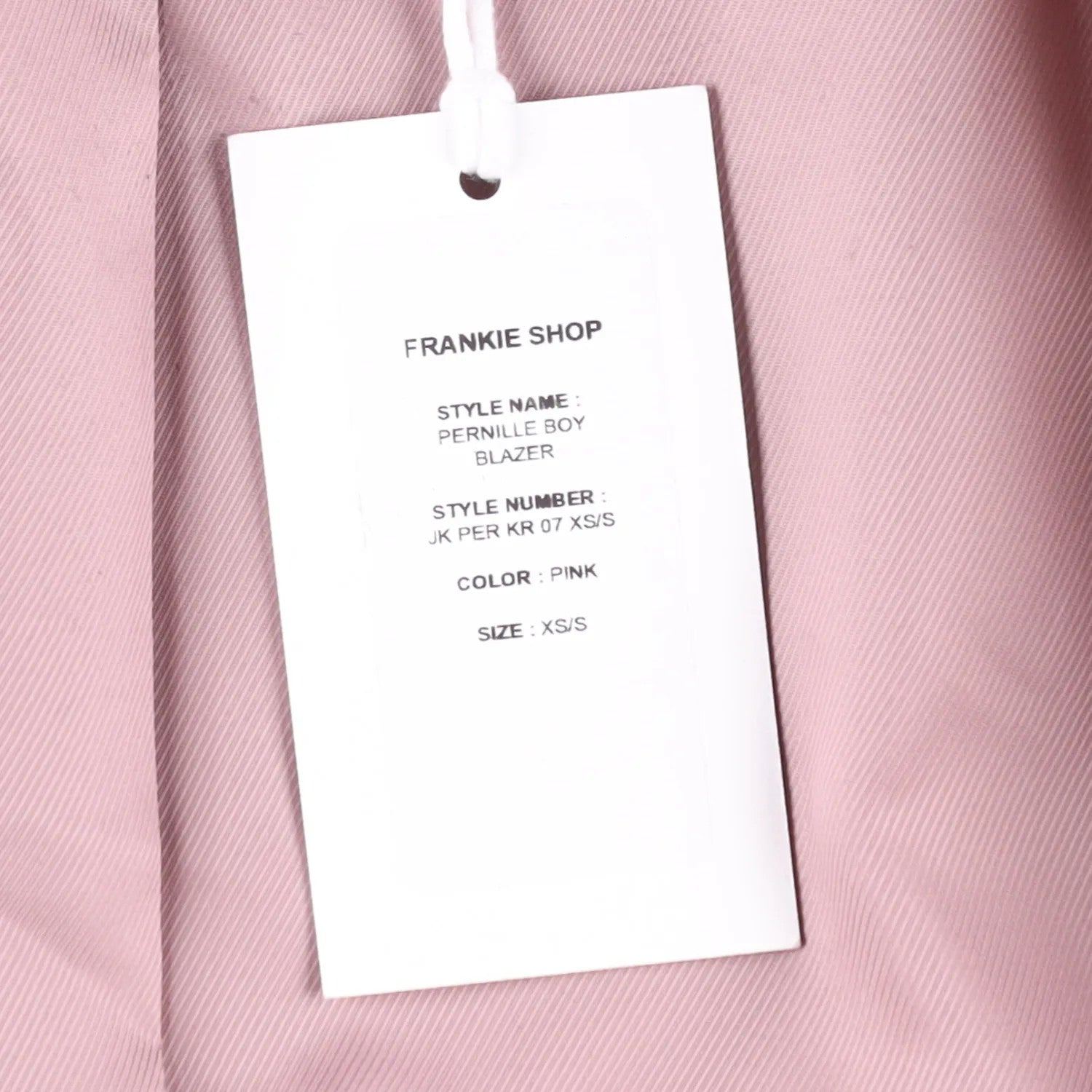 FRANKIE SHOP Mens Pink Blazer Button Closure Pockets Size XS - S RRP 200 — View 11