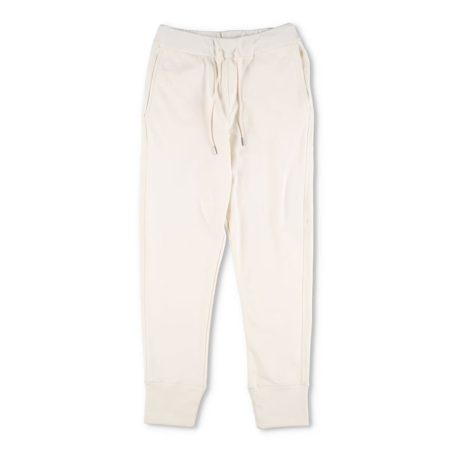 JIL SANDER Womens Sweatpants Ivory Relaxed Fit Drawstring Cotton Size XS RRP 240