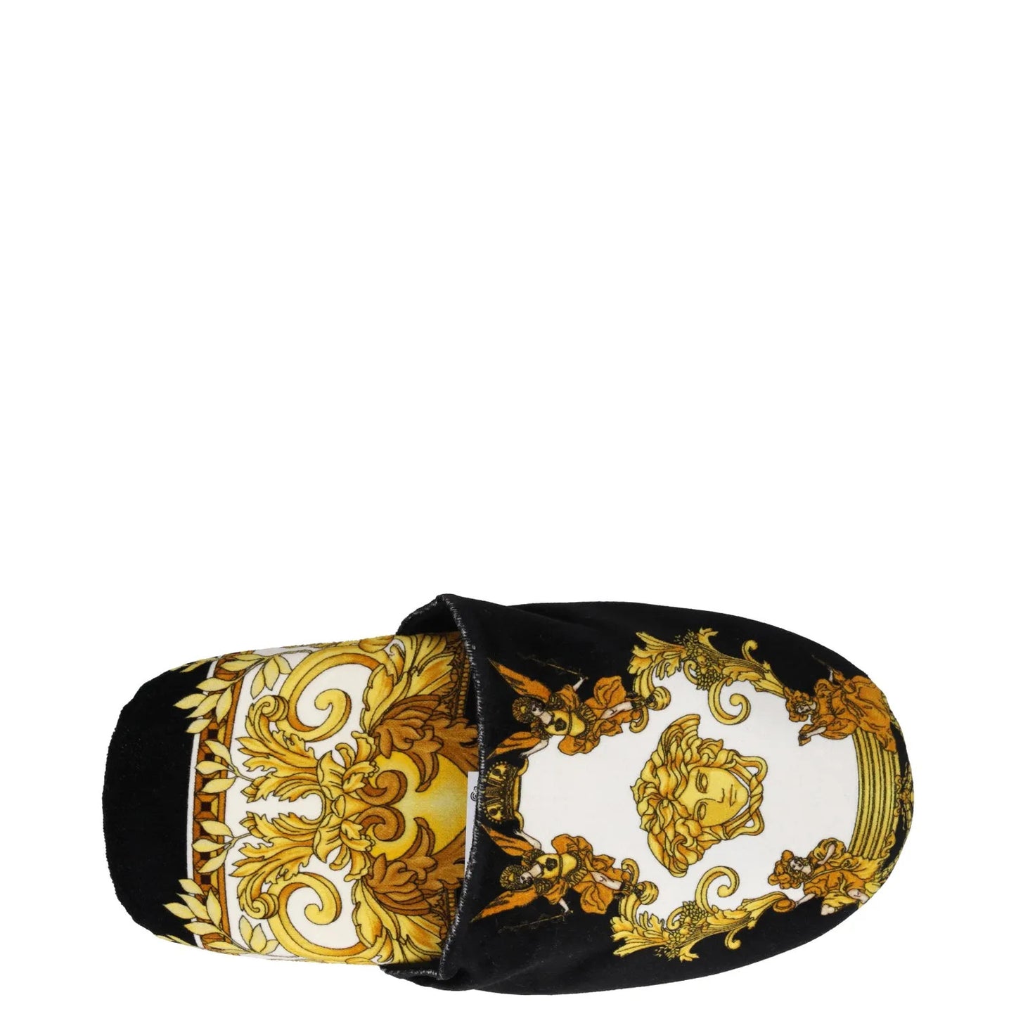 VERSACE Womens Slippers Flat Round Toe Printed Slip On Multicoloured S RRP 168 — View 7