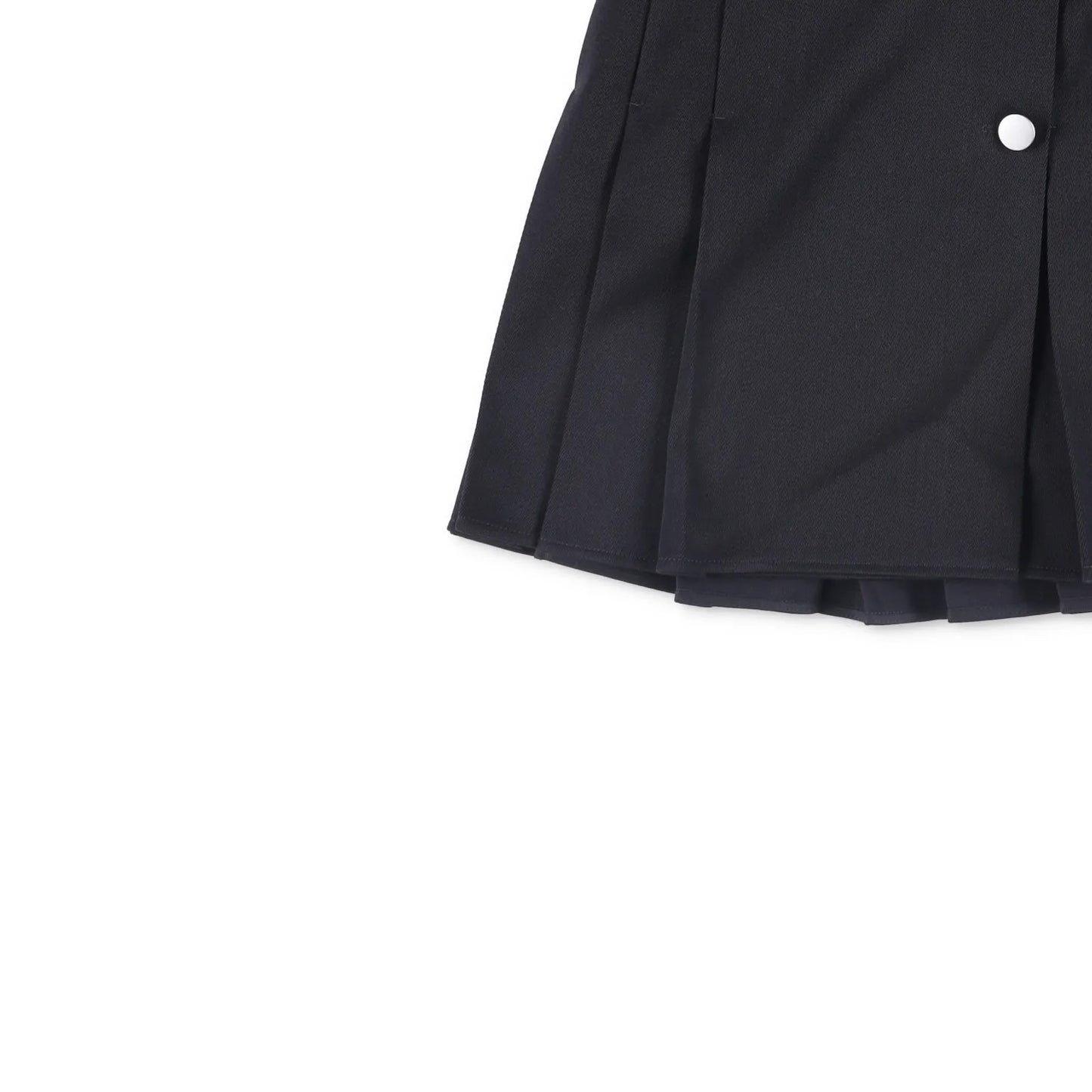 BOTTEGA VENETA Womens Mini Skirt Short Pleated Wool Black Size 38 RRP 1200 — View 3