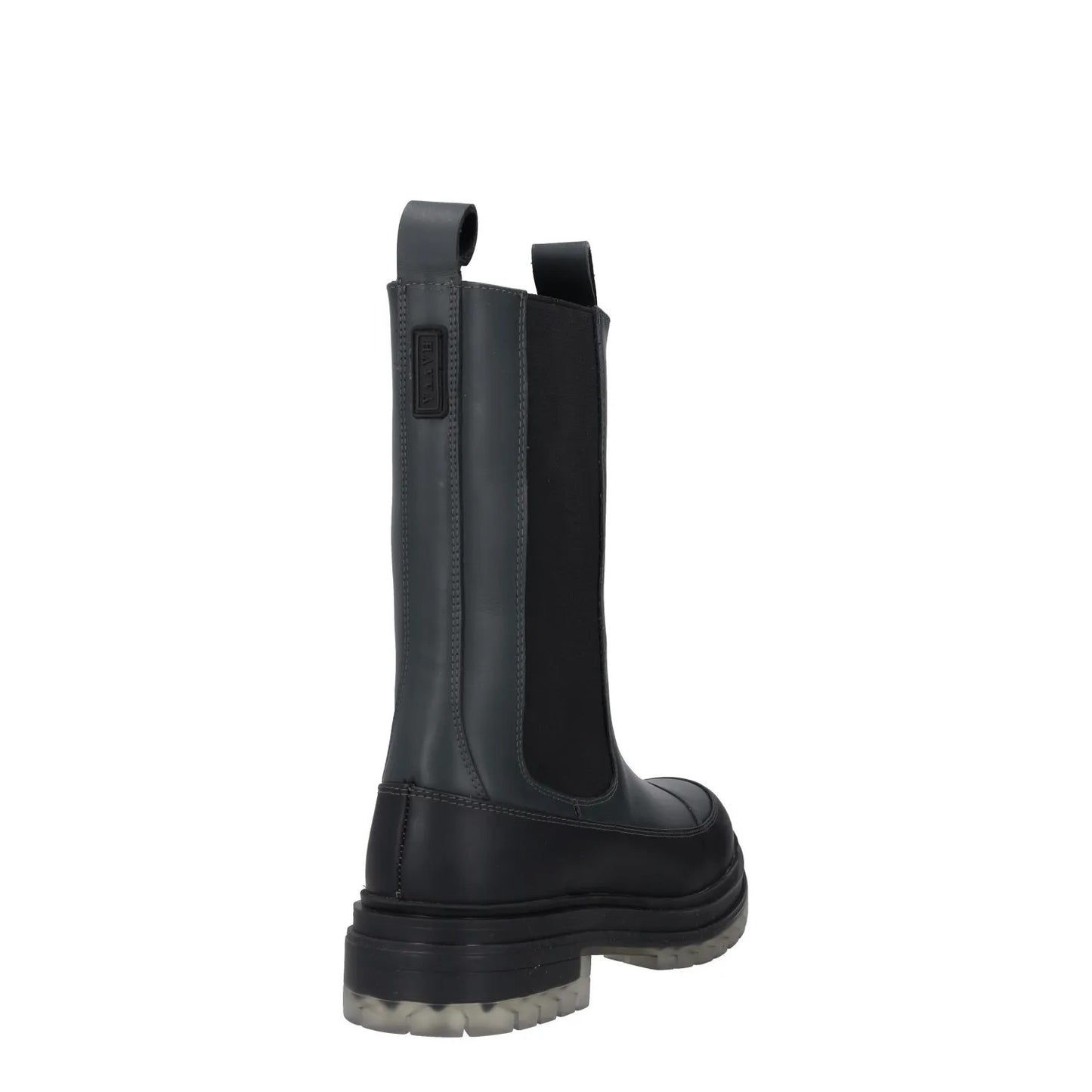 HAVVA MUSTAFA Womens Chelsea Platform High Boots Green Leather UK 5 RRP 300 — View 6