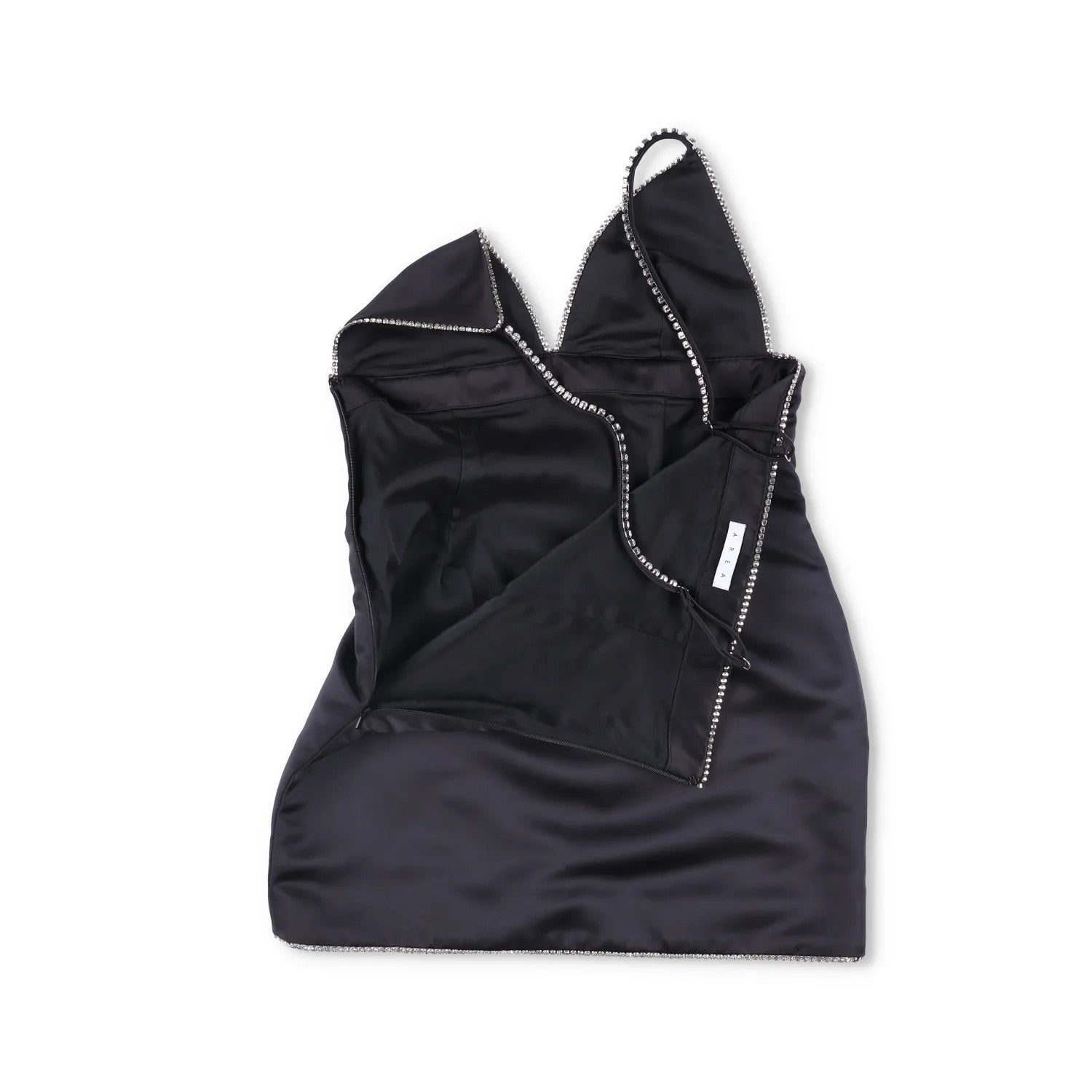 AREA Womens Dress Mini Black with Crystal Strap Sleeveless Size 4 RRP 560 — View 5