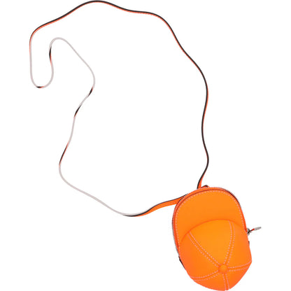 J.W. ANDERSON Womens Nano Cap Crossbody Bag Neon Orange Size S RRP 360 — View 9