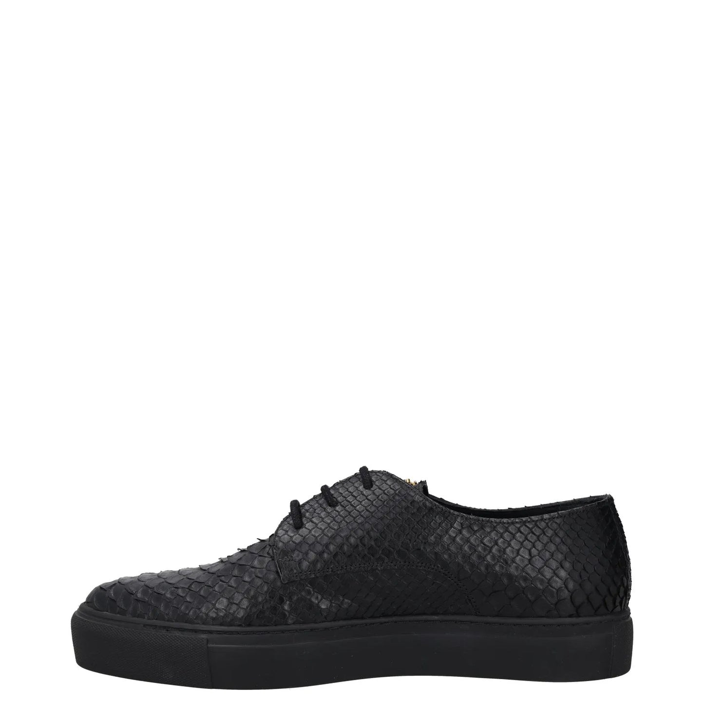 SWEAR Mens Shoes Black Leather Croc Detail Casual Sneaker Low Top UK8 RRP 250 — View 4