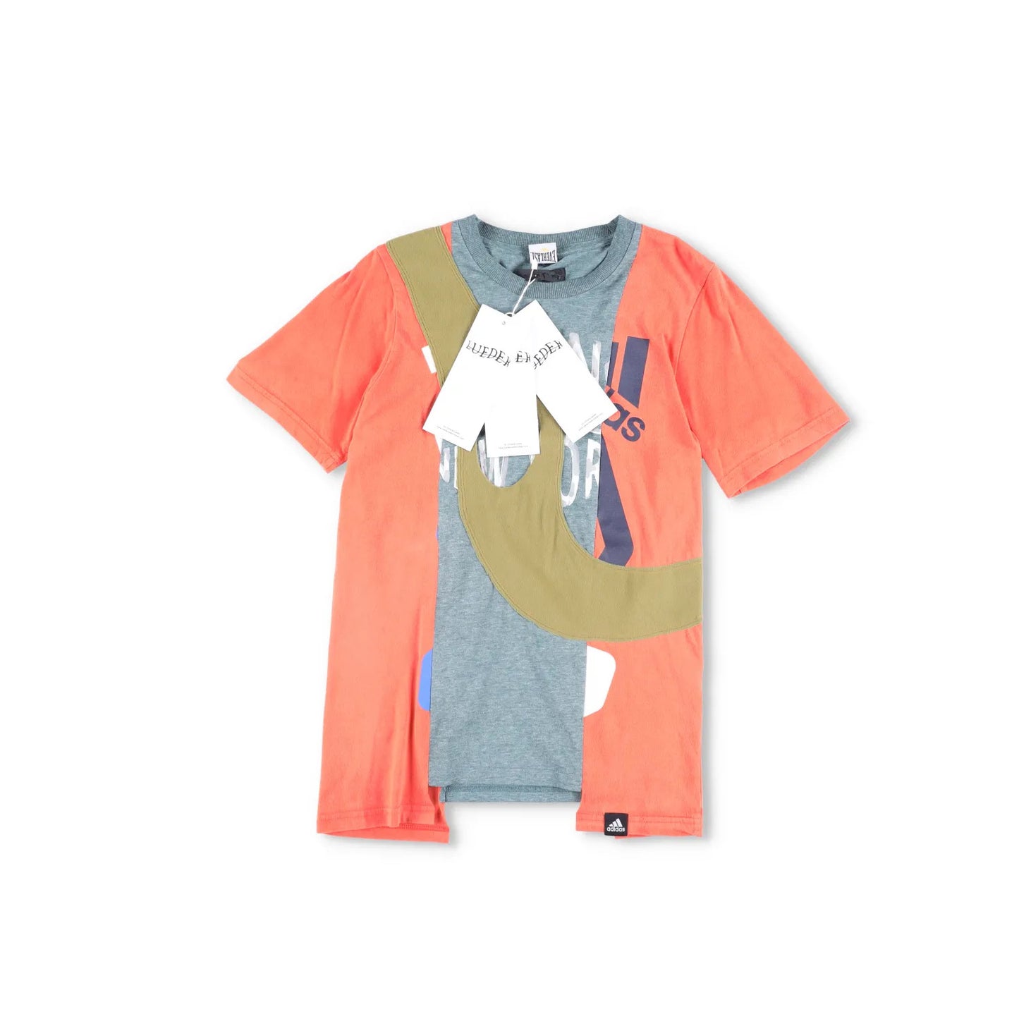 EVERLASTxADIDASxLUEDER Mens T-Shirt Cotton Multicoloured Short Sleeve S RRP 100 — View 6
