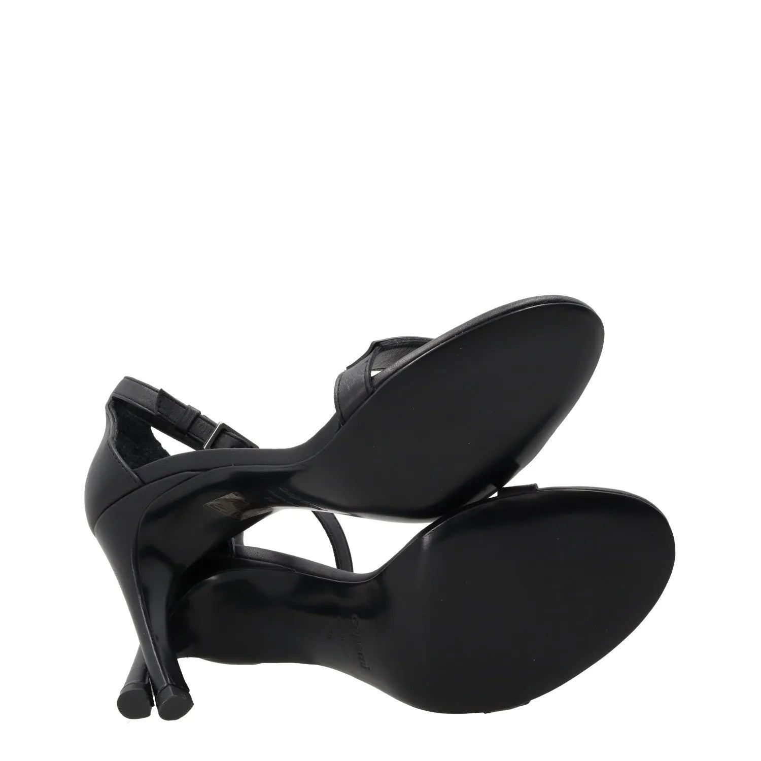COPERNI Womens Skinny Strap Logo Sandals Leather Formal Heeled Black EU36 RRP450 — View 10
