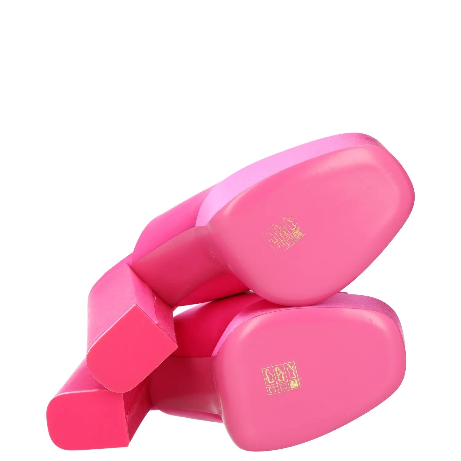 PARIS TEXAS Womens Heels Pink Synthetic Open Toe Platform Heel UK 7 RRP 300 — View 7
