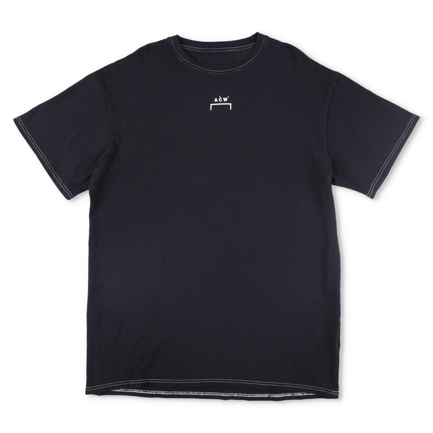 A-COLD-WALL Mens T-Shirt Black Crew Neck Short Sleeve Cotton Size M RRP 150