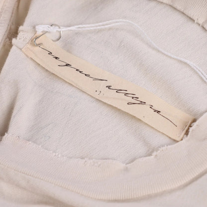 Raquel Allegra Mens T-Shirt Ivory Logo Animal Print Short Sleeve Crew 2 RRP 250 — View 6