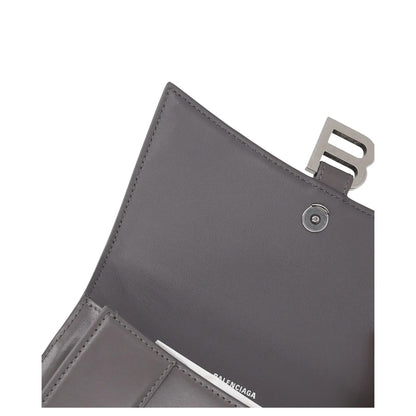 BALENCIAGA Womens Top Handle Bag Grey Leather Handbag Size Small RRP 2090 — View 6
