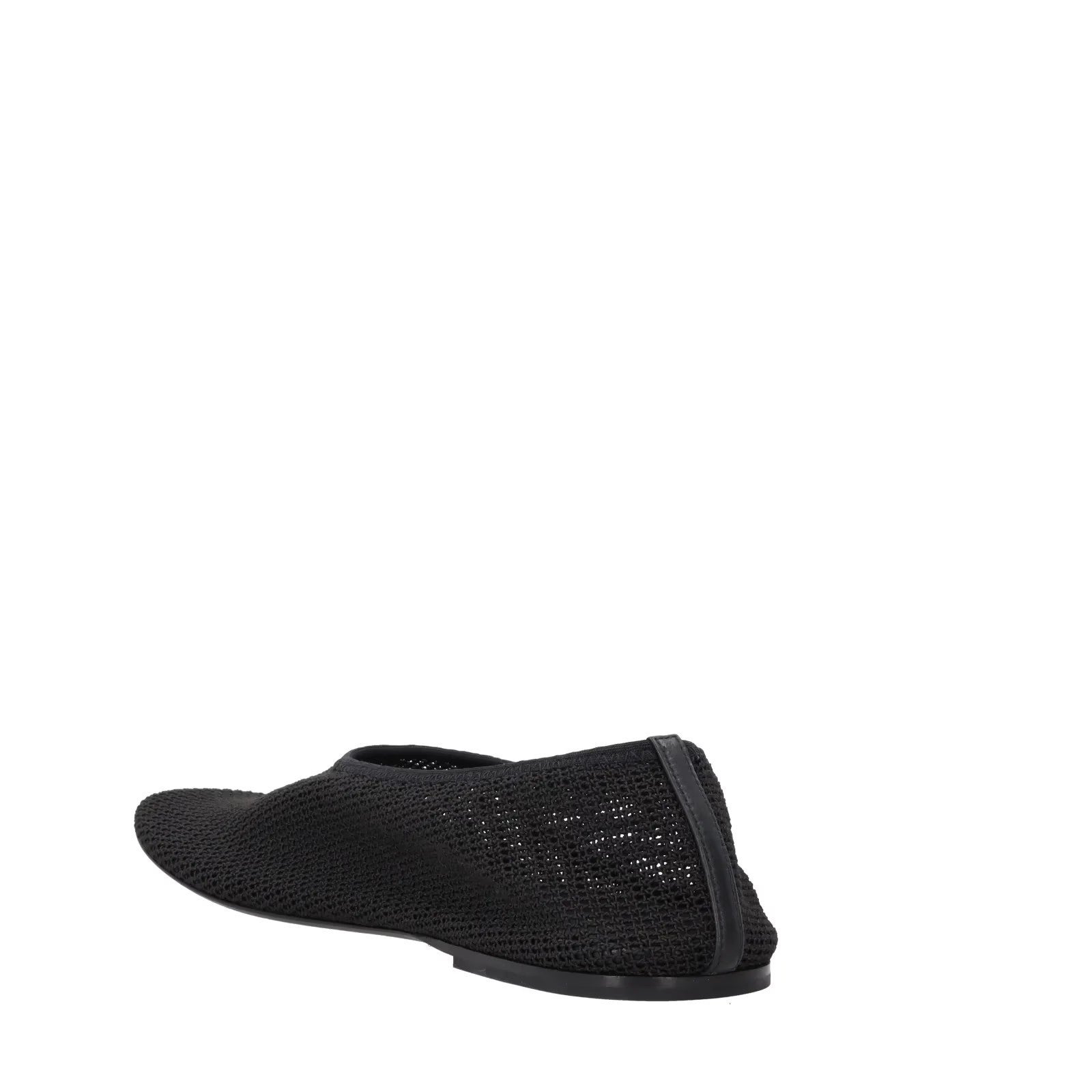 KHAITE Womens Marcy Mesh Ballet Flats Black Almond Toe Slip On UK 7 RRP 620 — View 5