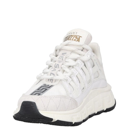 VERSACE Boys Trainers White Leather Low Top Lace Up Chunky EU 27 RRP 200 — View 3