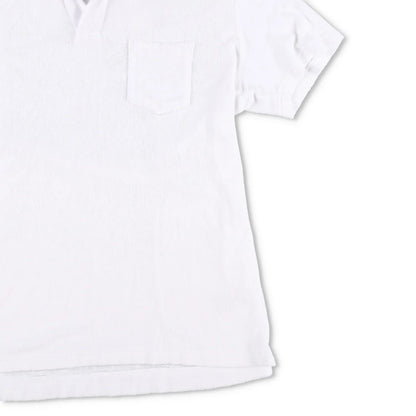 ORLEBAR BROWN Mens Terry Polo Shirt White Short Sleeve Collared Size L RRP 145 — View 4